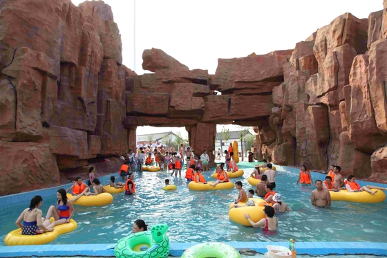 Empfehlende Ausrüstungs-Wasser-Park-faule Fluss-Bau PLC-Steuerung für Aqua-Park