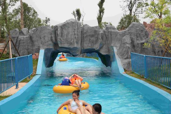 Großes Wasser-Park-Aqua-Spiel-fauler Fluss mit entspannender Wellen-Maschine