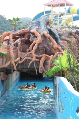 Kundengebundene großer Wasser-Park-faule Flusswasser-Park-Unterhaltung/Fiberglas schiebt