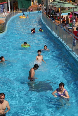 Riesige faule Swimmingpool-Handelswasser-Park-Ausrüstung für Familie