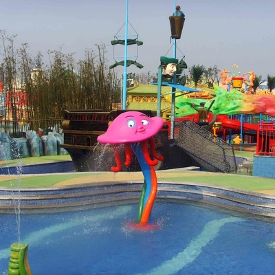Kundengebundene Kraken-Spray-Park-Ausrüstungs-Fiberglas-Wasser-Parks für Kinder
