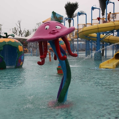 Kundengebundene Kraken-Spray-Park-Ausrüstungs-Fiberglas-Wasser-Parks für Kinder