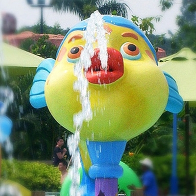 Kundenspezifische Karikatur-Spray-Wasser-Park-Ausrüstung benutztes Aqua-Spiel für Kinderaqua-Park