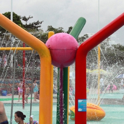 Fiberglaswasserbrunnen mit galvanisiertem Kohlenstoffstahl-Feld der Vergnügungsparkausrüstung