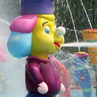 Wasser Sprayground-Aqua-Spiel-Wasser-Park, Affe-Karikatur-geformte Spray-Park-Ausrüstung