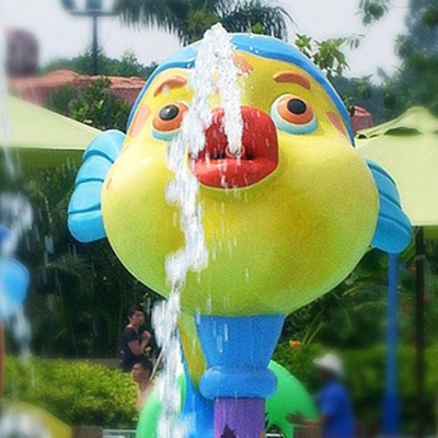 Wasser Sprayground-Aqua-Spiel-Wasser-Park, Affe-Karikatur-geformte Spray-Park-Ausrüstung
