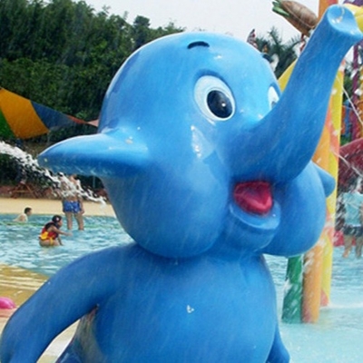 Wasser Sprayground-Aqua-Spiel-Wasser-Park, Affe-Karikatur-geformte Spray-Park-Ausrüstung