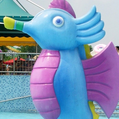 Kundengebundene bunte Karpfen-Spray-Park-Ausrüstung für Kinder/Kinder wässern Spielplatz
