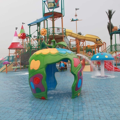 Soem-Spray-Park-Ausrüstung, Fiberglas-Stock-Spray-Aqua-Spiel-Wasser Spraygrounds für Kinderwasser-Park