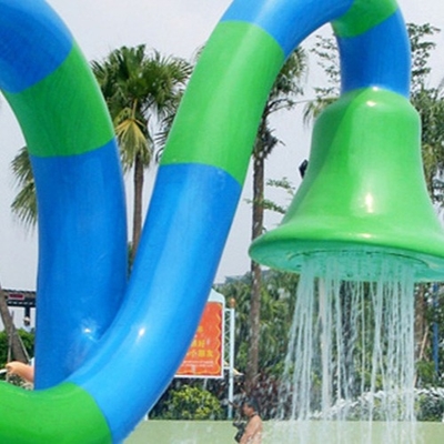 Kundengebundene Fiberglas-Blumen-Spray-Park-Ausrüstung, Familien-Unterhaltungs-Wasser-Spiel