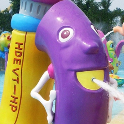 Kundengebundene Fiberglas-Blumen-Spray-Park-Ausrüstung, Familien-Unterhaltungs-Wasser-Spiel