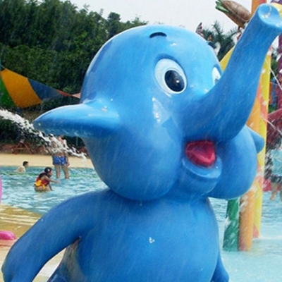 Spray-kleines Elefant-Wasser-Spiel, Aqua-Brunnen-Spiel-Struktur, Spray-Park-Ausrüstung