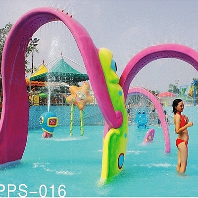 Kundengebundenes Spray-Aqua-Spiel-Wasser-Spiel, Fiberglas-Wasser-Park-Ausrüstung