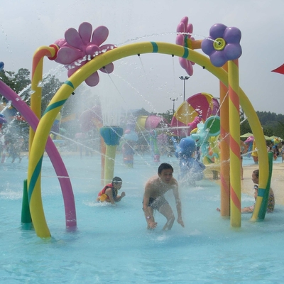 Kinderwasser-Spiel-Aqua-Spiel, Unterhaltungs-Spray-Park-Ausrüstung für das Wasser-Spritzen