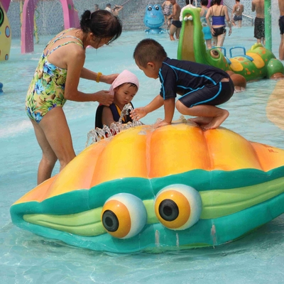 Fiberglas-Wasser-Spielplatzgeräte-Spray-Shell-Aqua-Spiel für Vergnügungspark