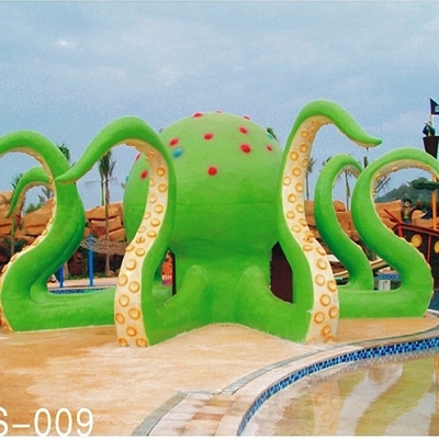 Bunte Kraken-Wasser-Spielplatzgeräte 6100*6100*5000 für Familien-Erholung