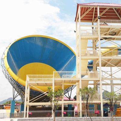 Tornadofiberglas-Wasser Pool schiebt für erwachsenen Aquapark-Wassersport