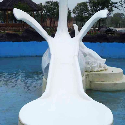Handelsfiberglas-Wasser-Pool schiebt mit der interessanten geformten Karikatur
