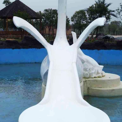 Kinderschiebt kleines Karikatur-Schwan-Fiberglas-Wasser-Pool für Aqua-Park/Swimmingpool