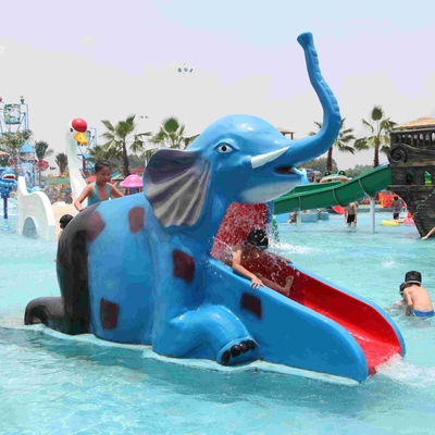 Wasser-Pool im Freien schiebt für Kinder, Modell des kleinen Elefanten