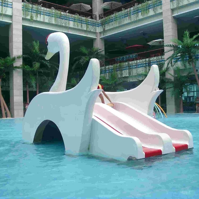 Wasser-Park-Ausrüstungs-kleiner Schwan scherzt Wasserrutsche, Fiberglas-Wasser-Pool-Dias für Kinder