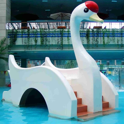 Wasser-Park-Ausrüstungs-kleiner Schwan scherzt Wasserrutsche, Fiberglas-Wasser-Pool-Dias für Kinder