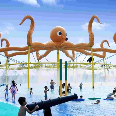 Kundengebundener Kraken-Spray im Freien für Aqua-Spiel-Wasser-Park-Einzelteil-Fiberglas-Ausrüstung