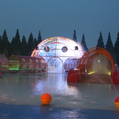 Unterhaltungs-Krabben-Labyrinth-Spielplatzgeräte im Freien, Wasser-Park-großes Aqua-Spiel