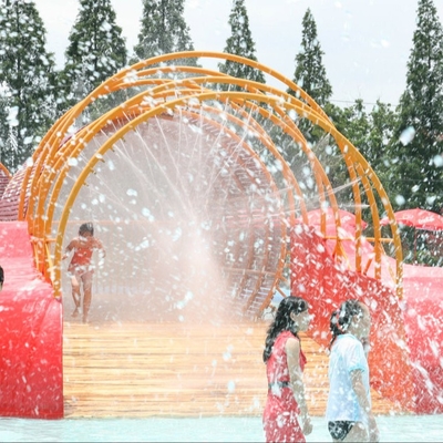 Unterhaltungs-Krabben-Labyrinth-Spielplatzgeräte im Freien, Wasser-Park-großes Aqua-Spiel
