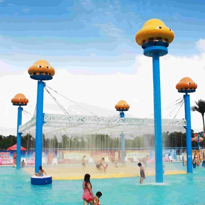 Quallen-Welt strukturiert Aqua-Spiel-Wasser-Park-Ausrüstung im Freien für Familien-Interaktion