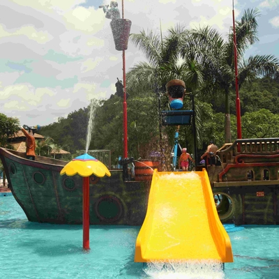 Großes Ferienzentrum-Fiberglas-Piraten-Schiff für Thema-Wasser-Parks, 19*13.6*9m