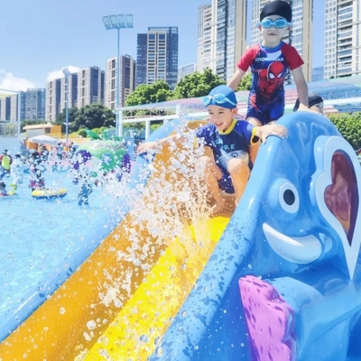 Elephant Wasserpark Machbarkeitsstudie Wasserplatz für Kinder Wasserspielgeräte zum Spritzen