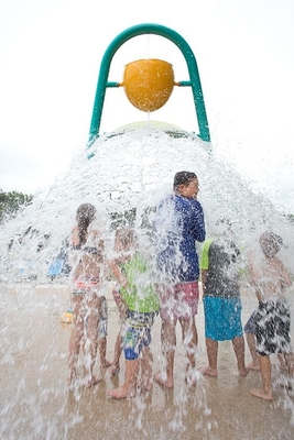 Ausrüstung für den Spraypark aus Glasfaser