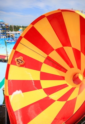 Huge Tornado Water Fiberglass Slides For Pools Vison Waterparks Equipment