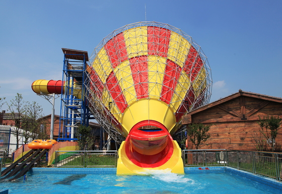 Große Tornado-Wasserrutsche des Fiberglases für Wasser-Park-Aqua-Park-Ausrüster