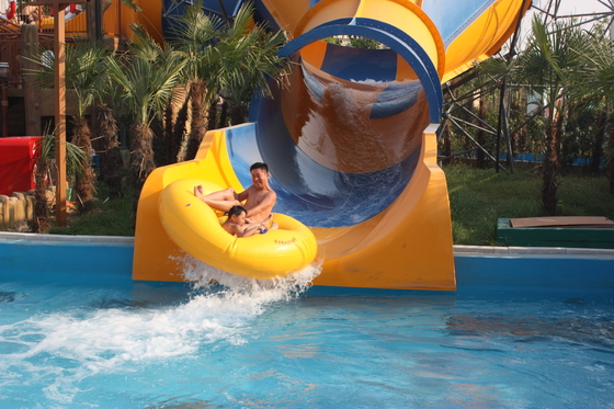 Innen-/Handelsfiberglas-Wasserrutsche-Park im Freien der mittleren Tornado-Wasser-Fahrt