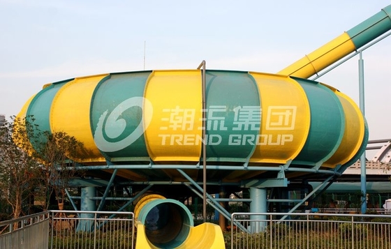 16m Plattform-Spaß-Aqua-Park-Fiberglas-Wasserrutsche-riesige Raum-Wasserrutsche