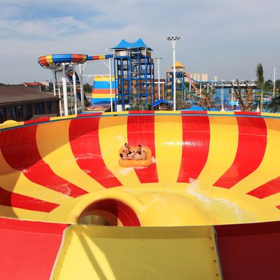 16m Plattform-Spaß-Aqua-Park-Fiberglas-Wasserrutsche-riesige Raum-Wasserrutsche