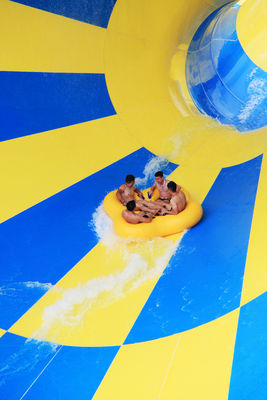 Neueste Entwurfs-Unterhaltungs-Fiberglas-Wasserrutsche für Abenteuer-Wasser-Park in China