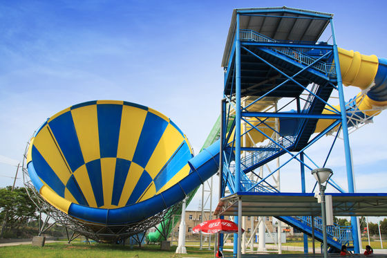 Neueste Entwurfs-Unterhaltungs-Fiberglas-Wasserrutsche für Abenteuer-Wasser-Park in China
