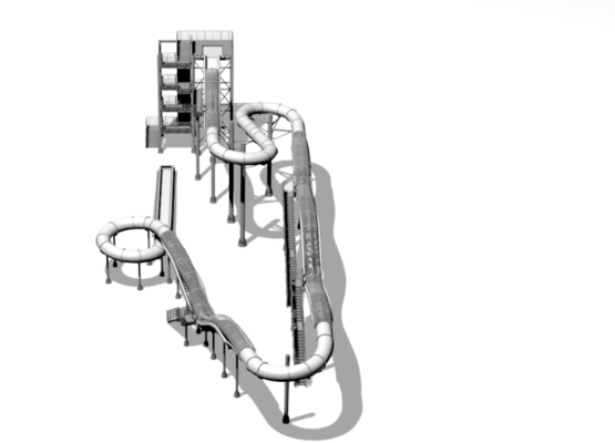 Turm-Fahrten des außerirdisches Fiberglas-Superrohr-Wertverlust-freien Falls (HT-52)