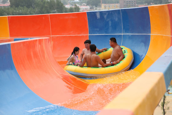 Bunt über Grundfiberglas-Wasserrutschen, Fiberglas-Pool-Dia für riesigen Wasser-Park