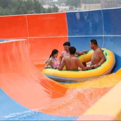 Große Fiberglas-HochgeschwindigkeitsWasserrutsche am Wasser parken, 360 Personen/h