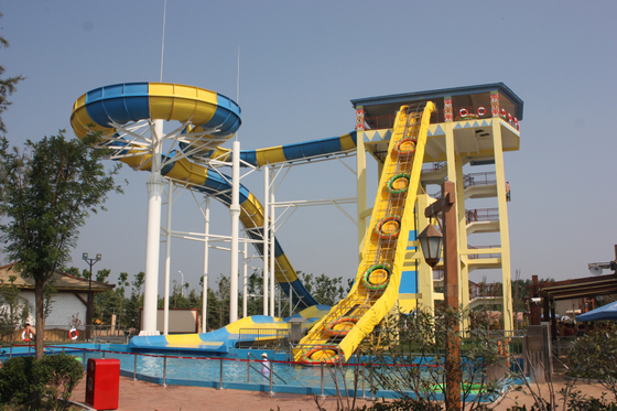 Aufregende Ferienzentrum-Kombinations-Spiralen-Wasserrutsche für Swimmingpool