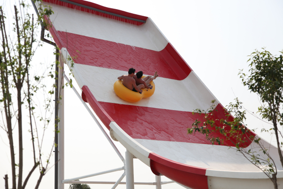 Kundenspezifische Wasserrutsche Funnuy, Vergnügungspark-Bumerang-Aqua-Dia für 2 Menschen Familien-Spaß