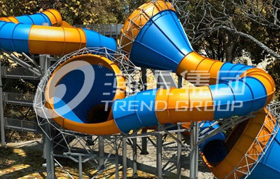 Lustige der Fiberglas-Wasserrutsche-Höhen-16m Reiter Wutanfall-Tal-der Kapazitäts-480/h für Wasser-Park
