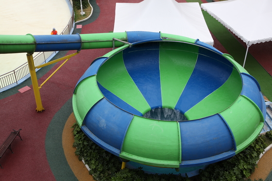 Einfache Installations-Fiberglas-Wasserrutsche-Raum-Schüssel-Wasserrutsche für Wasser-Park