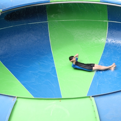 Einfache Installations-Fiberglas-Wasserrutsche-Raum-Schüssel-Wasserrutsche für Wasser-Park