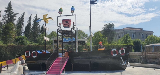 Kundenspezifische Glasfaser-Visionsboot-Wasserparks-Rutsche-Park-Ausrüstungsfabrik