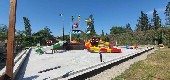 Kundenspezifische Glasfaser-Visionsboot-Wasserparks-Rutsche-Park-Ausrüstungsfabrik